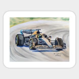 Formula 1 race car illustration Sticker